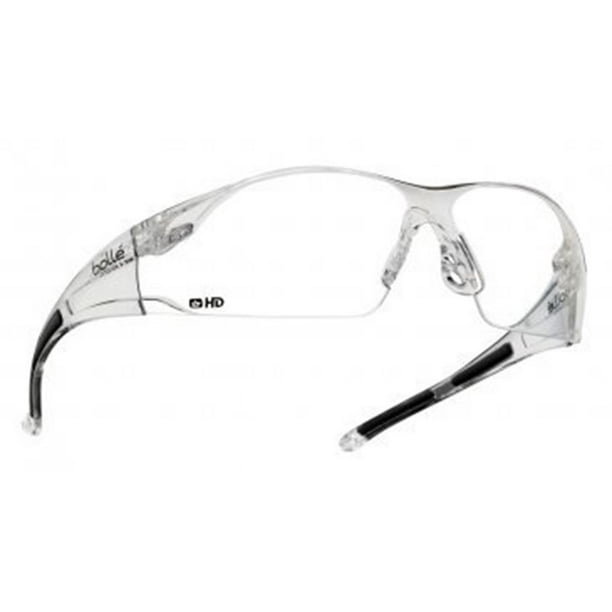 Bolle Rush Safety Lunettes Lunettes Eye Wear Clear HD Lens-RUSHDPI